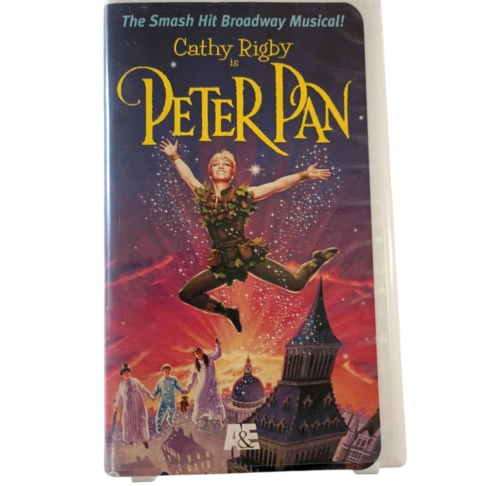 Peter Pan (VHS, 2000, Clam Shell)‎ Cathy Rigby A&E Broadway